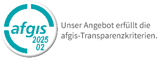 Logo der Organisation afgis-Transparenzkriterien